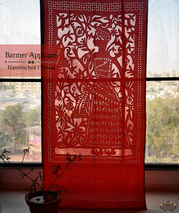 Barmer Applique Curtain
