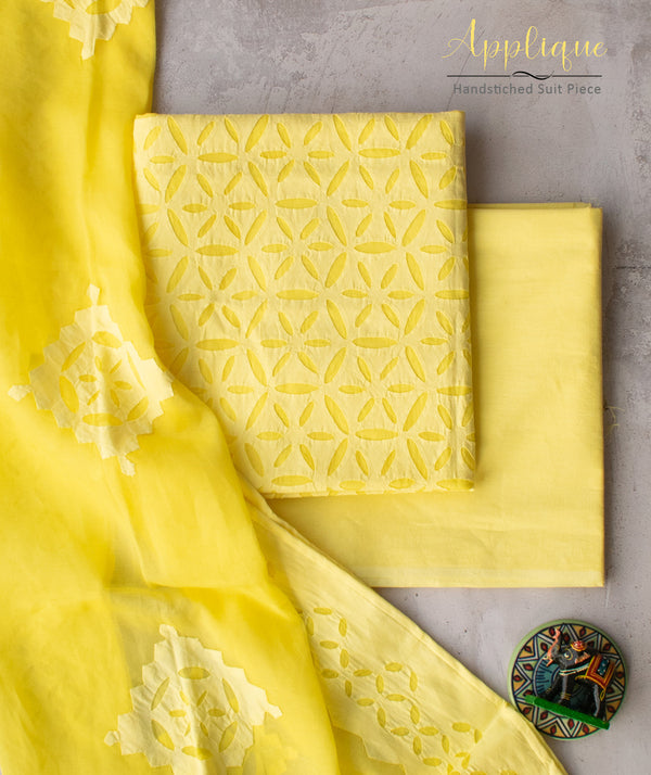 APPLIQUE COTTON SUITS
