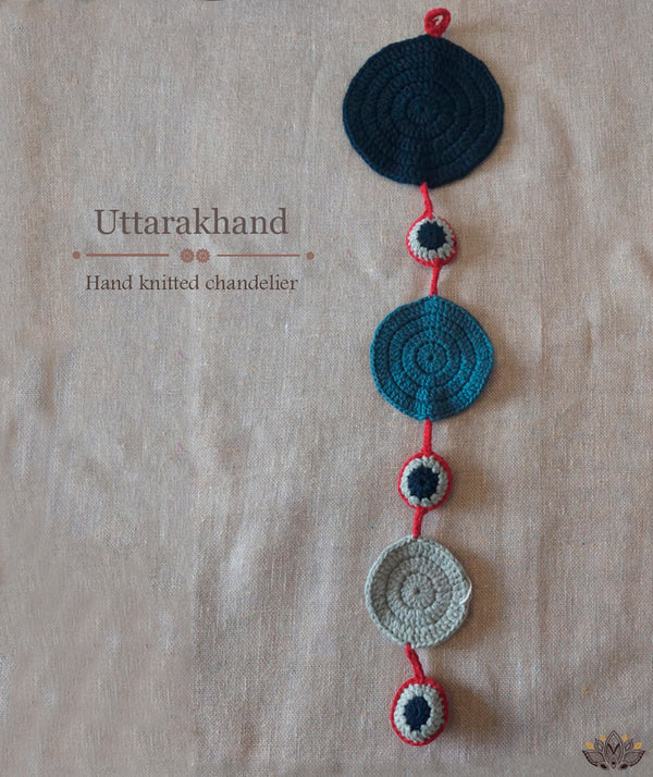 Hand Knitted Chandelier