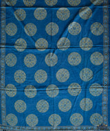 Ajrakh Cotton Handblock Printed Saree