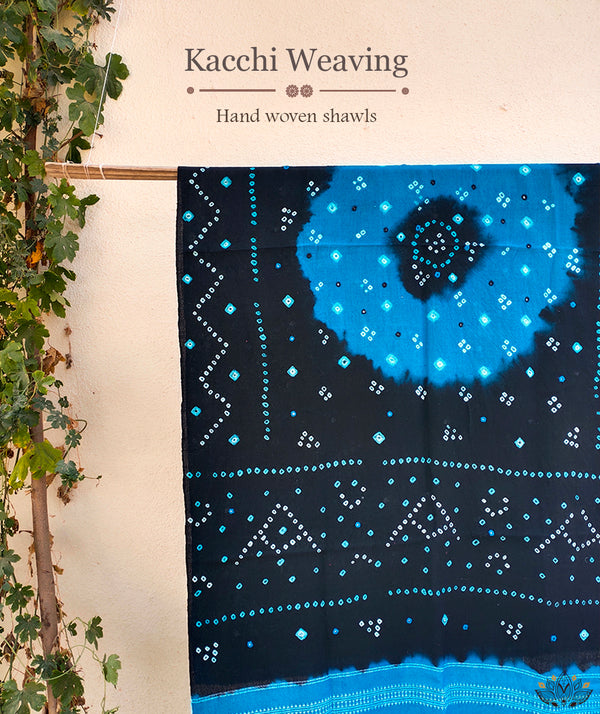 KACCHI WOOLEN HANDWOVEN SHAWL