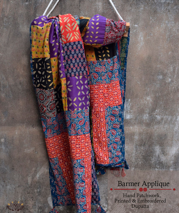 Barmer Applique Dupatta