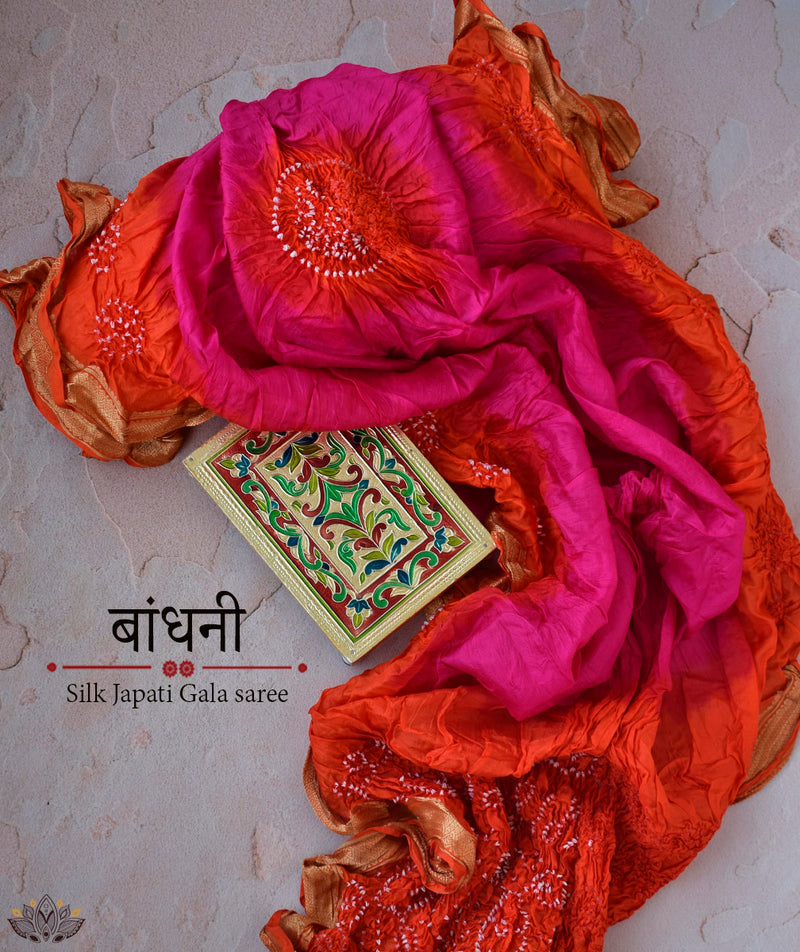 BANDHANI SILK SAREE