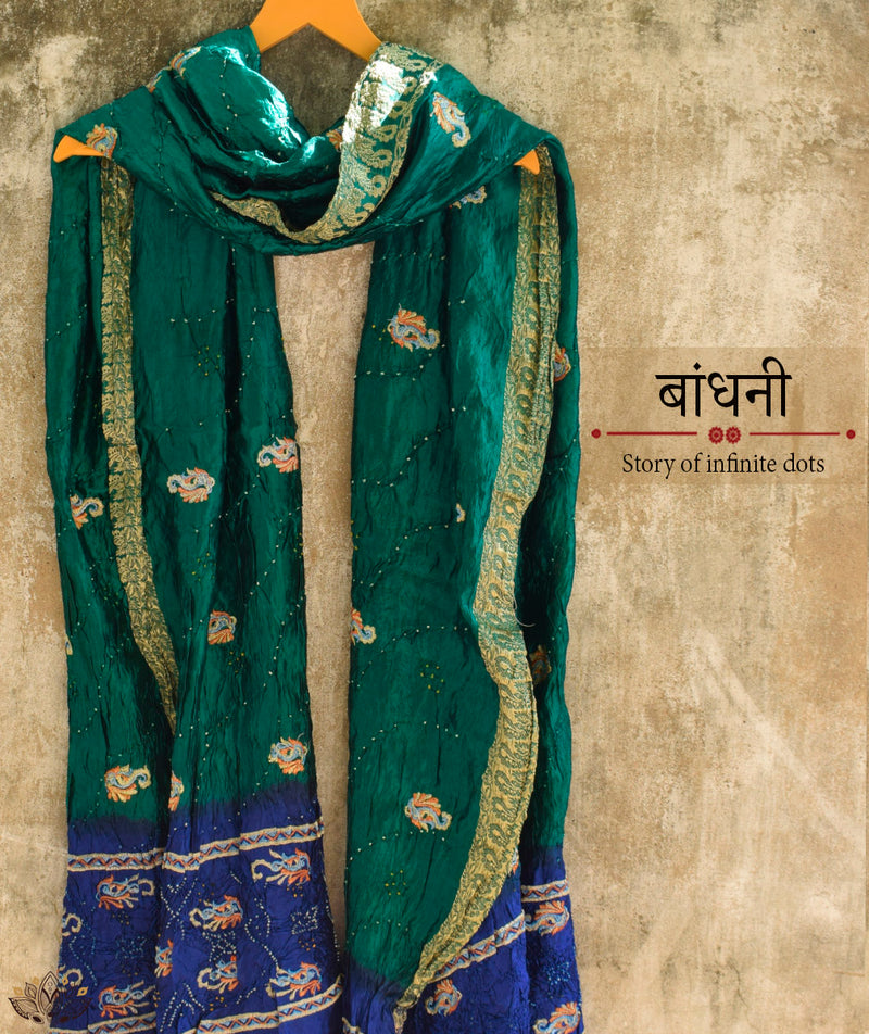 Bandhani  Silk Dupatta