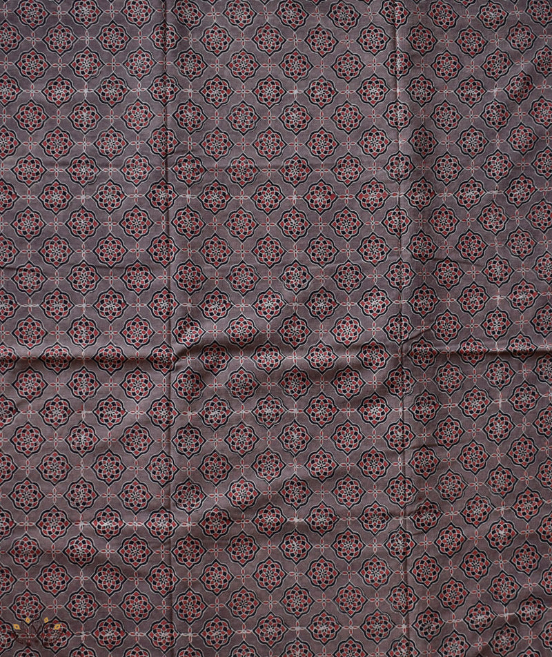 AJRAKH COTTON HAND PRINTED YARDAGE