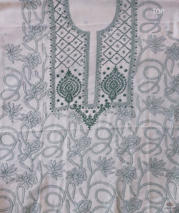 Chikankari Hand Embroidered Suit Piece
