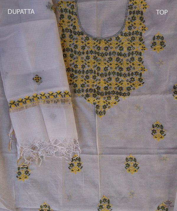 Chikankari Hand Embroidered Suit Piece