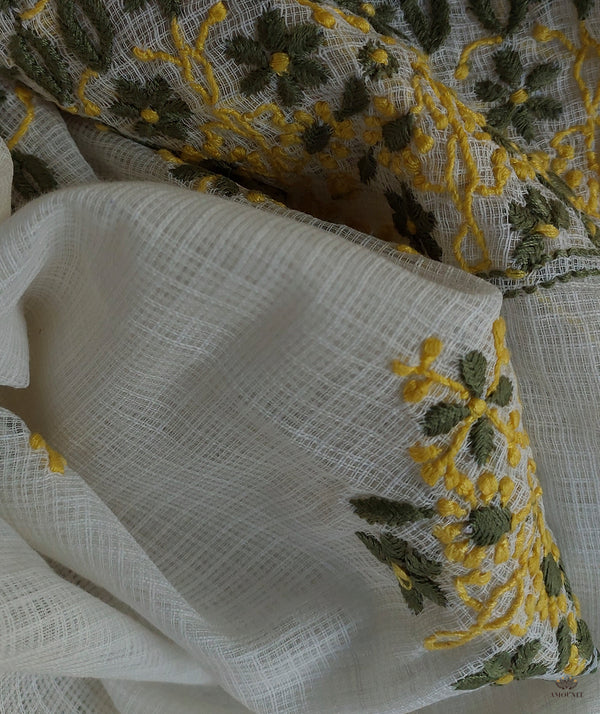 Chikankari Hand Embroidered Suit Piece