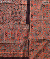 AJRAKH COTTON HAND BLOCK PRINTED TWO PIECE SUIT