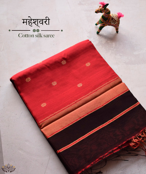 MAHESHWARI COTTON SILK SAREE