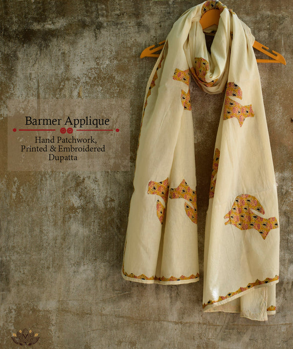 Barmer Applique Dupatta