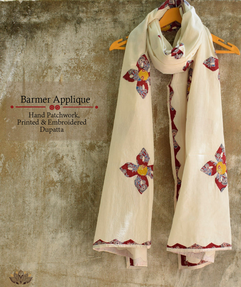 Barmer Applique Dupatta