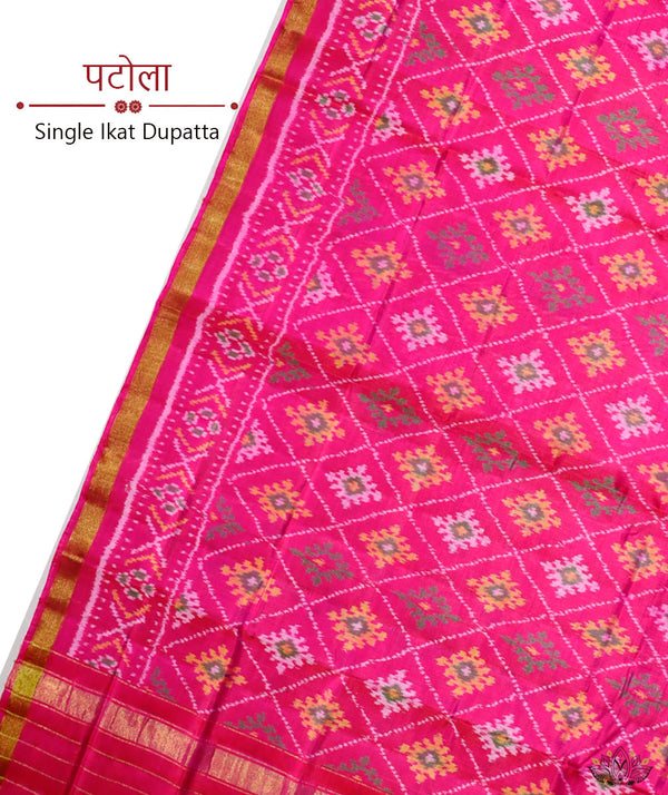 SINGLE IKAT PATOLA DUPATTA