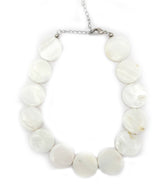 WHE Sea Secrets 'Scallop' Mother of Pearl Necklace