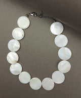 WHE Sea Secrets 'Scallop' Mother of Pearl Necklace