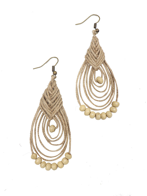 WHE Handmade Jute Earring