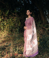 Sanganer Handblock Printed saree