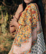 Sanganer Handblock Printed saree