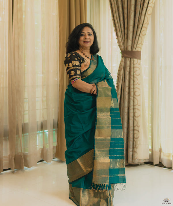 MAHESHWARI COTTON SILK SAREE