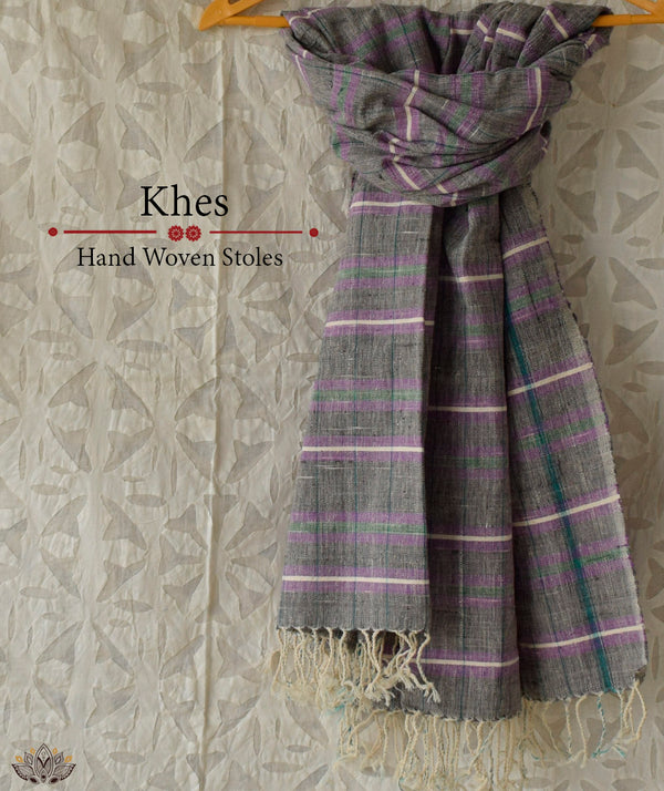 KHES HANDWOVEN COTTON STOLES