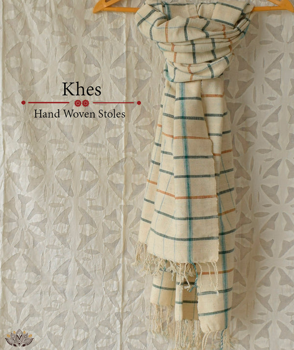 KHES HANDWOVEN COTTON STOLES
