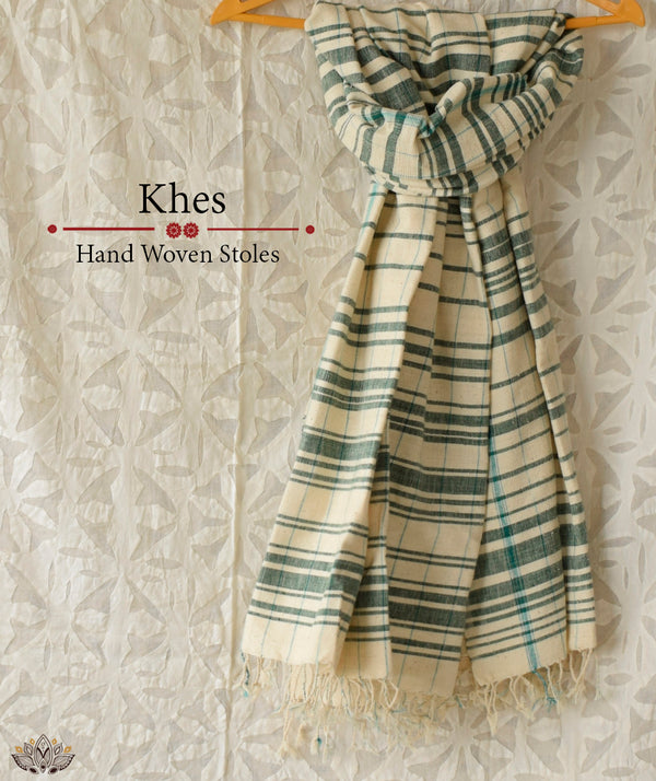 KHES HANDWOVEN COTTON STOLES