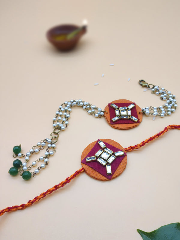 Hand Made Rakhi (Set of 2)