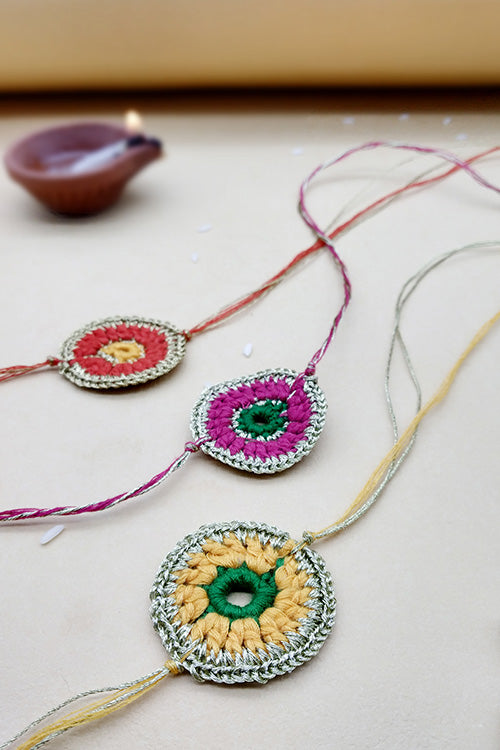 Hand Made Rakhi (Set of 3)