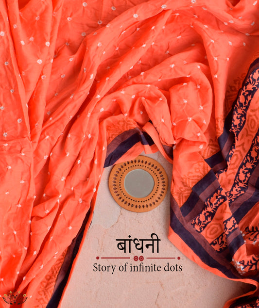 BANDHANI COTTON SAREE