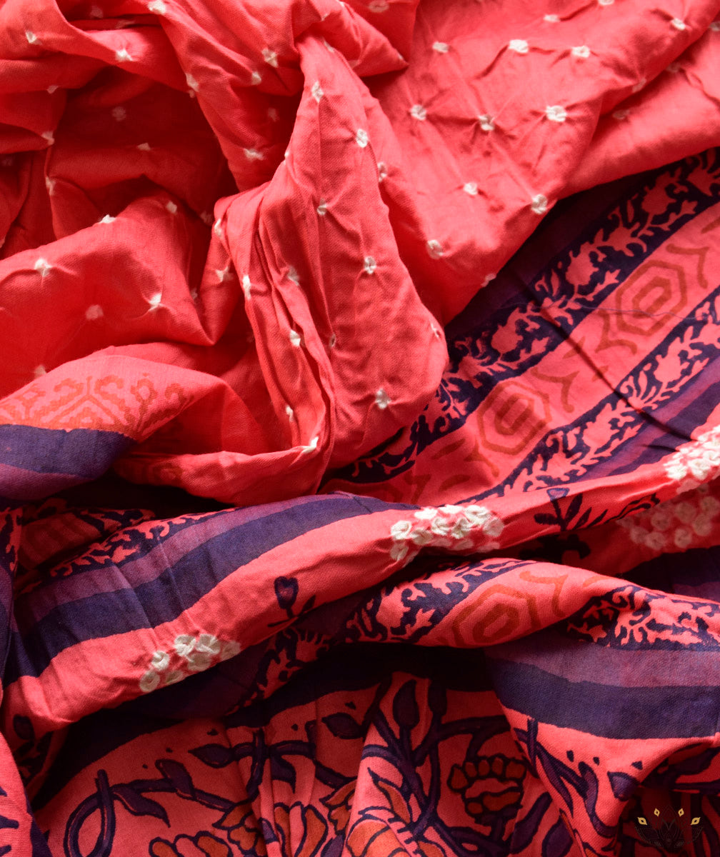 BANDHANI COTTON SAREE