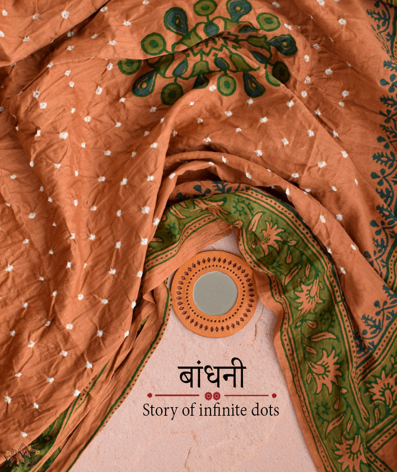 BANDHANI COTTON SAREE