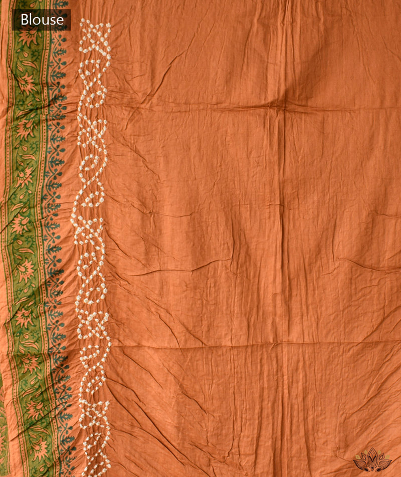 BANDHANI COTTON SAREE