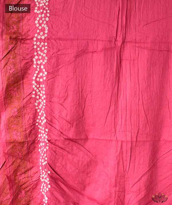 BANDHANI COTTON SAREE