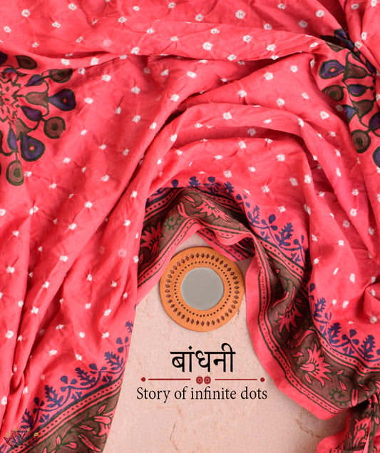 BANDHANI COTTON SAREE