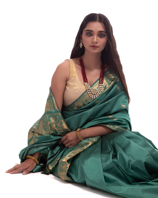 Swarnachari Handwoven saree