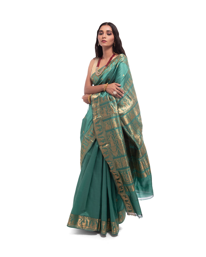 Swarnachari Handwoven saree
