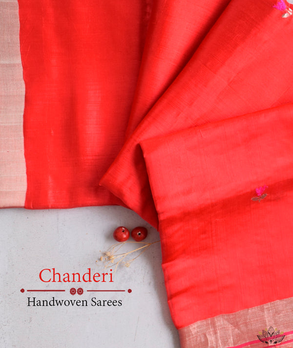 Chanderi Handwoven Saree