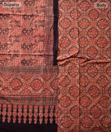 AJRAKH COTTON HAND BLOCK PRINTED TWO PIECE SUIT