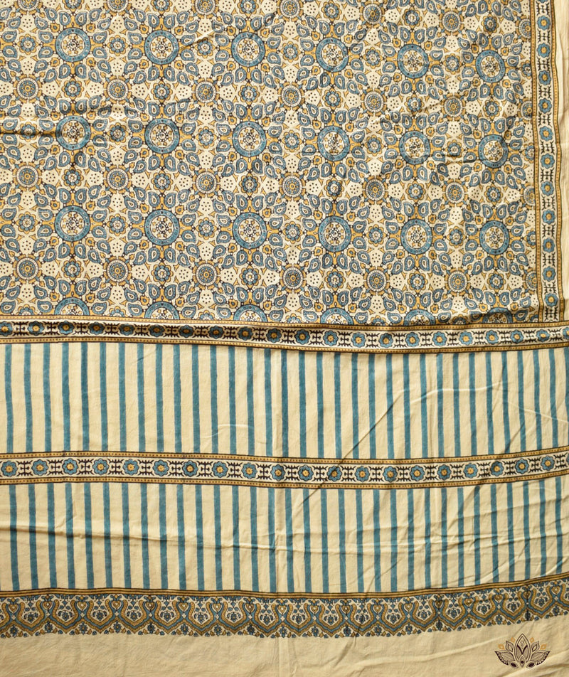 AJRAKH COTTON HAND BLOCK PRINTED TWO PIECE SUIT