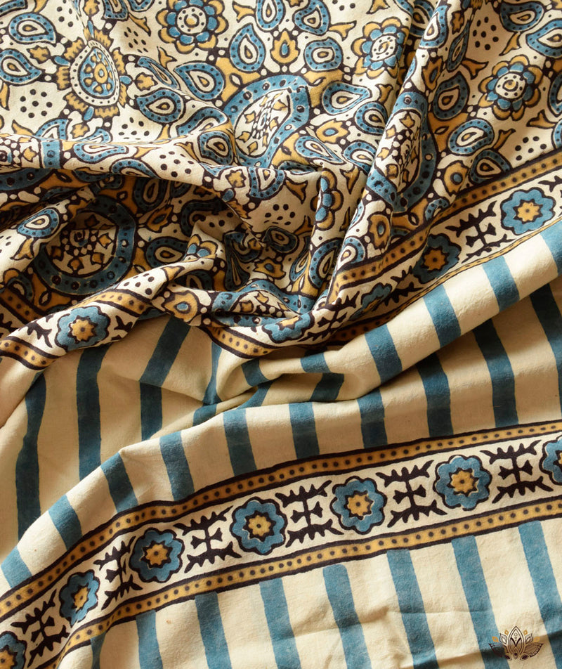 AJRAKH COTTON HAND BLOCK PRINTED TWO PIECE SUIT