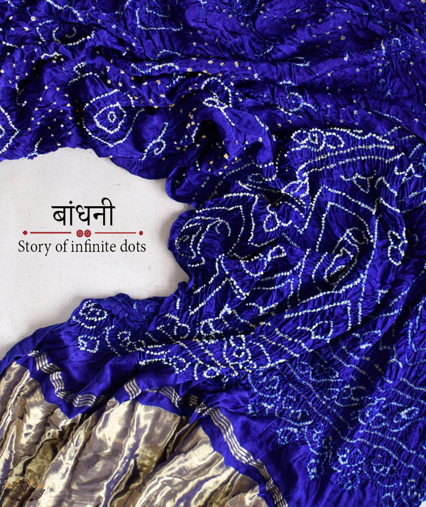 Bandhani Silk Saree