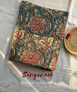 Sanganer Handblock Printed Yardage Fabric