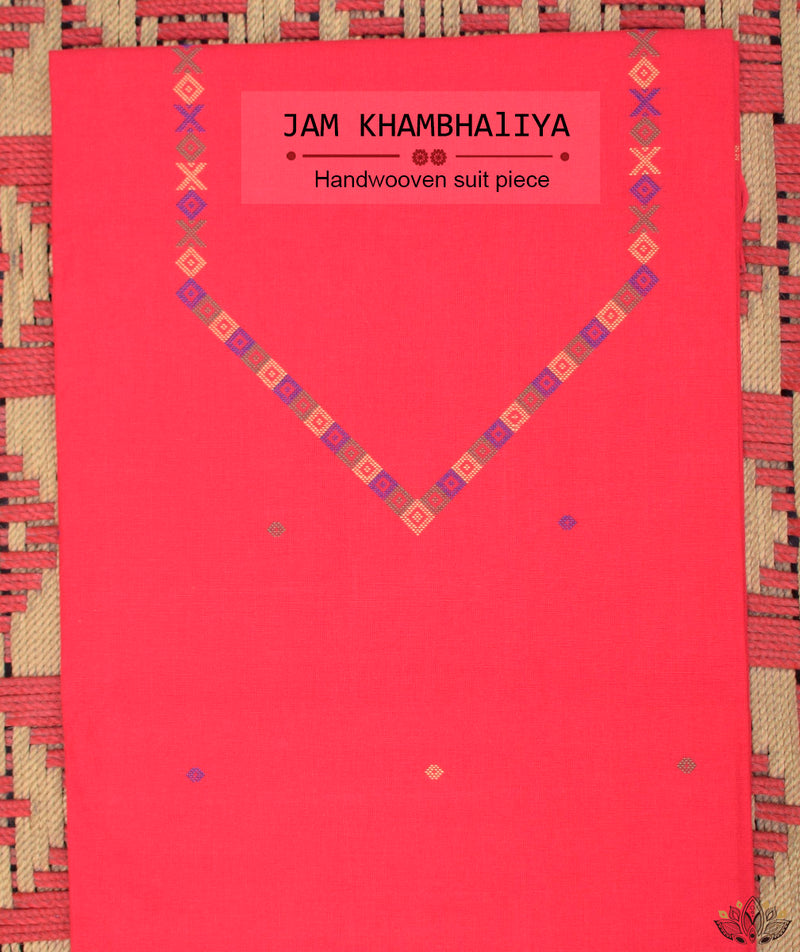 JAM KHAMBHADIYA HAND WOVEN SUIT PIECE