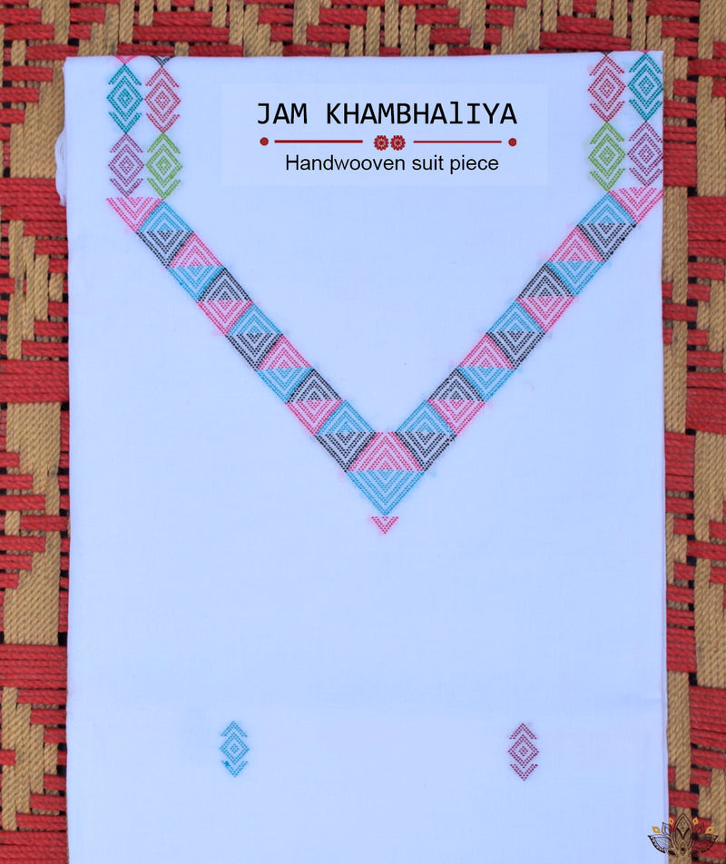 JAM KHAMBHADIYA HAND WOVEN SUIT PIECE