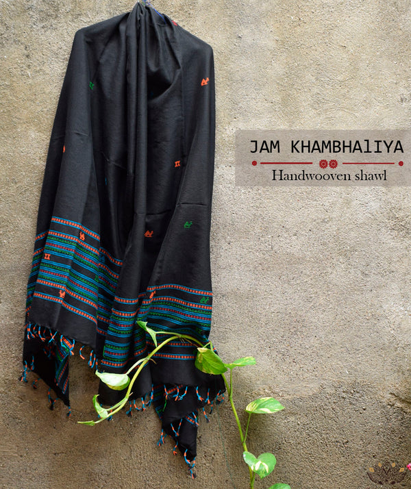 JAM KHAMBHADIYA HAND WOVEN SHAWL