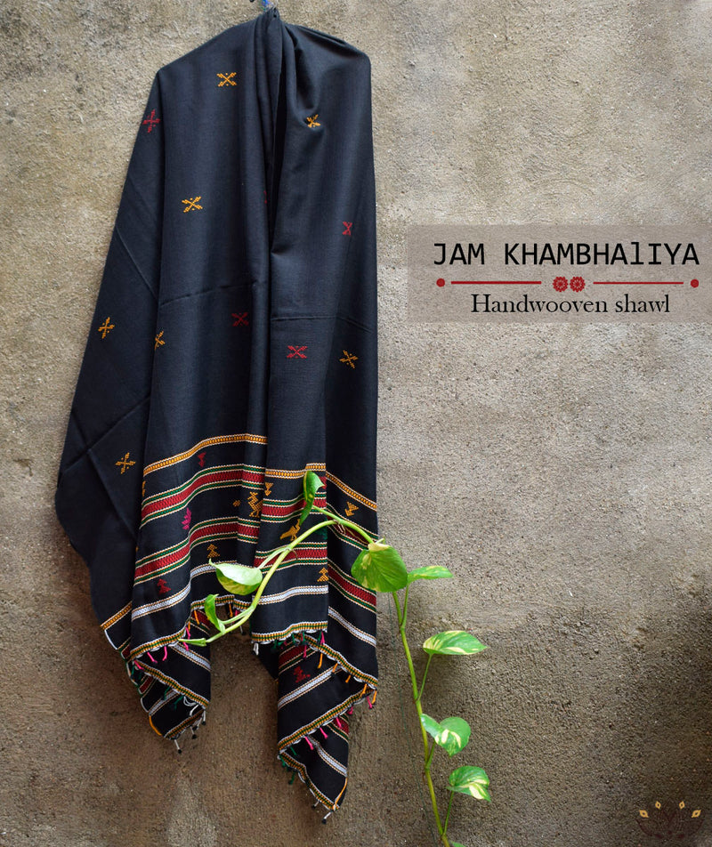 JAM KHAMBHADIYA HAND WOVEN SHAWL