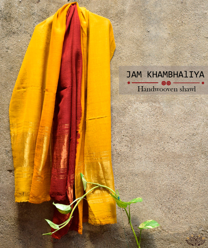 JAM KHAMBHADIYA HAND WOVEN SHAWL