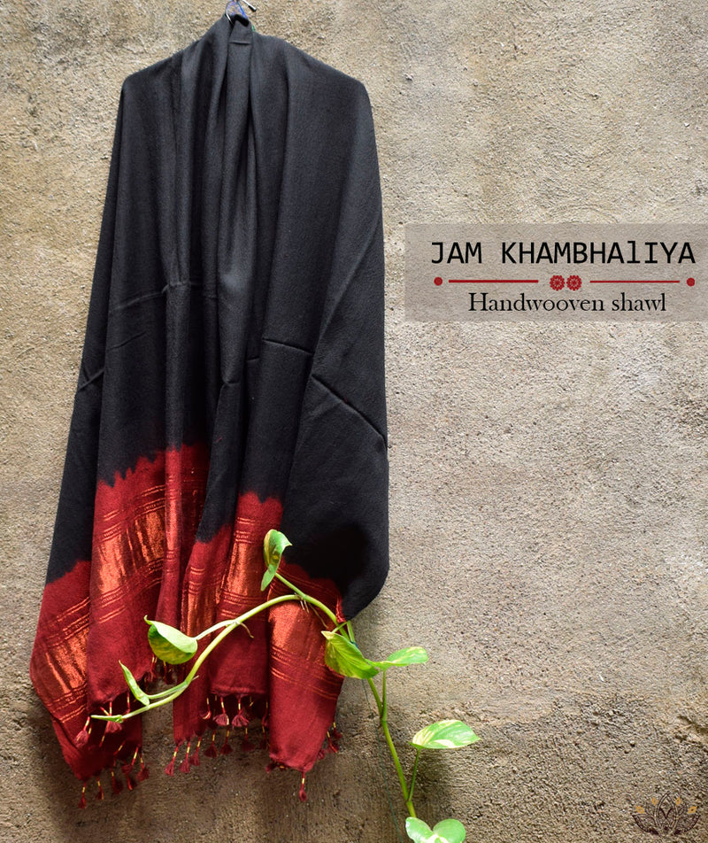 JAM KHAMBHADIYA HAND WOVEN SHAWL