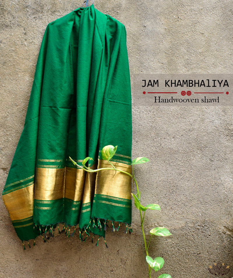 JAM KHAMBHADIYA HAND WOVEN SHAWL