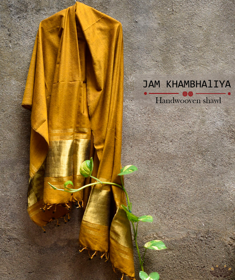 JAM KHAMBHADIYA HAND WOVEN SHAWL